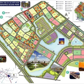 File nét tổng mặt bằng Vinhomes Ocean Park 1(File in ấn)